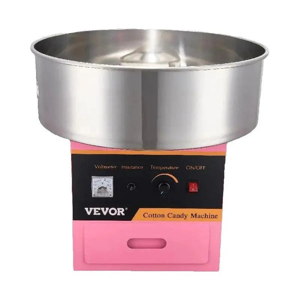 Machine à Barbe à Papa Pro : Cuve Inox & Tiroir Intégré